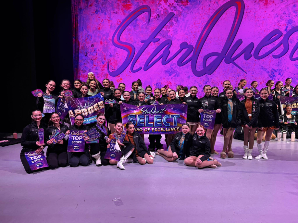 Dance Team Receiving Award
